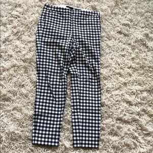 NWOT Gingham P00 J.Crew Martie Pant